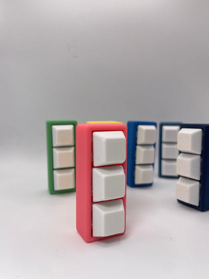 Colourful keyclickers - Fusion Fidgets