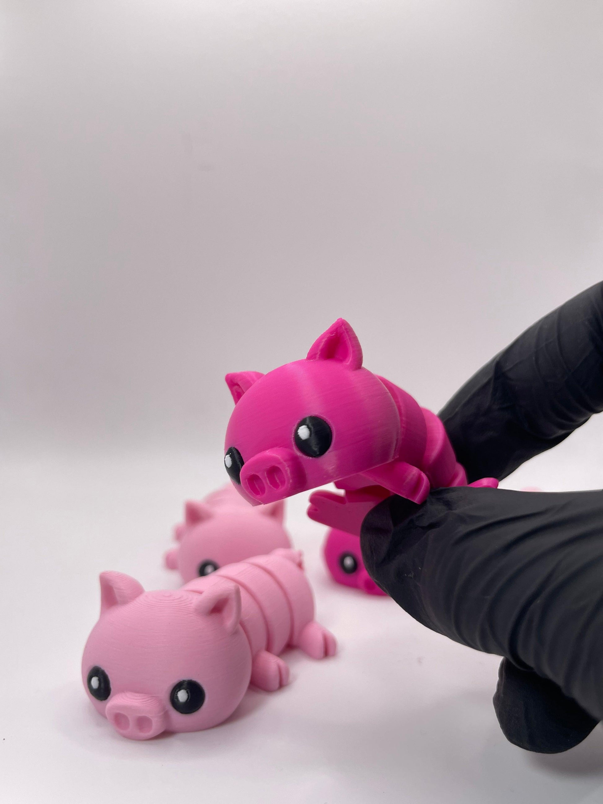 Piggy flexible animal toy - Fusion Fidgets