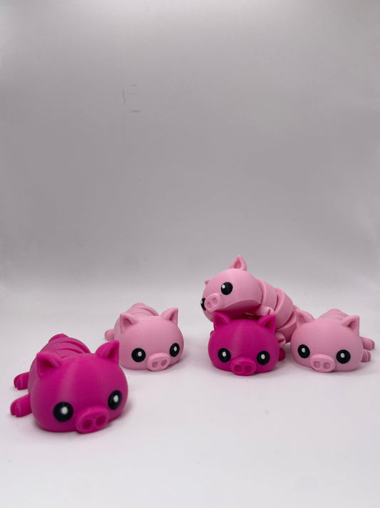 Piggy flexible animal toy - Fusion Fidgets