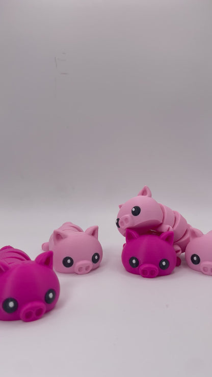 Piggy flexible animal toy